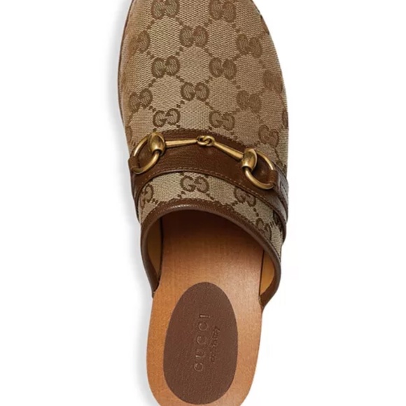 Gucci Gg Authentic Supreme Canvas Horsebit clogs Style 699187 - Picture 4 of 5
